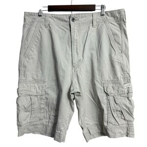 Levis cargo shorts men's 38 neutral utility outdoor hike camp y2k grunge pockets